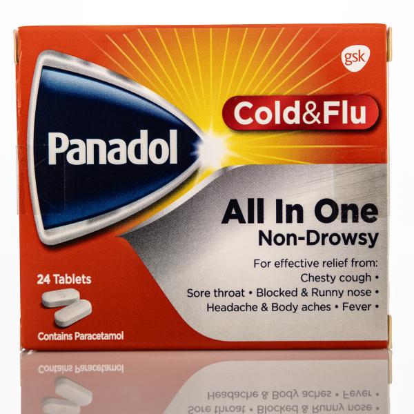 PANADOL COLD & FLU ALL IN ONE TAB 24'S
