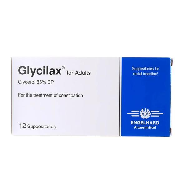 GLYCILAX SUPPOSITORIES FOR ADULTS 12'S