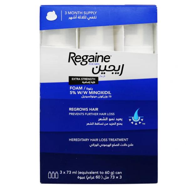 REGAINE FOAM MEN 73ML 3PCS