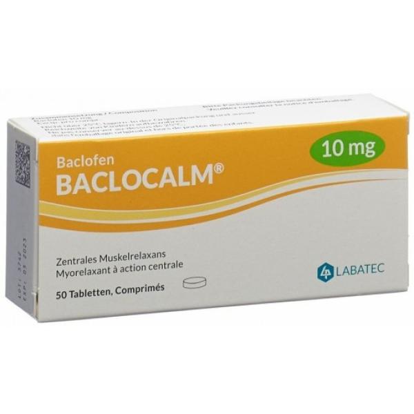 BACLOCALM 10 MG 50 TAB