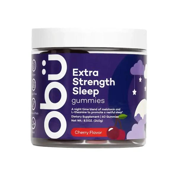 OBU EXTRA STREGNTH SLEEP CHERRY FLAVOR 60 GUMMIES