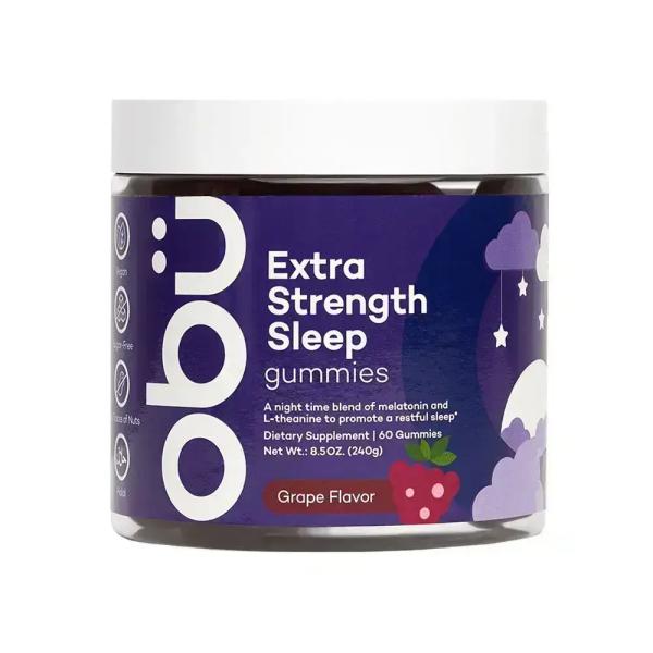 OBU EXTRA STRENGTH SLEEP GRAPE FLAVOR 60 GUMMIES