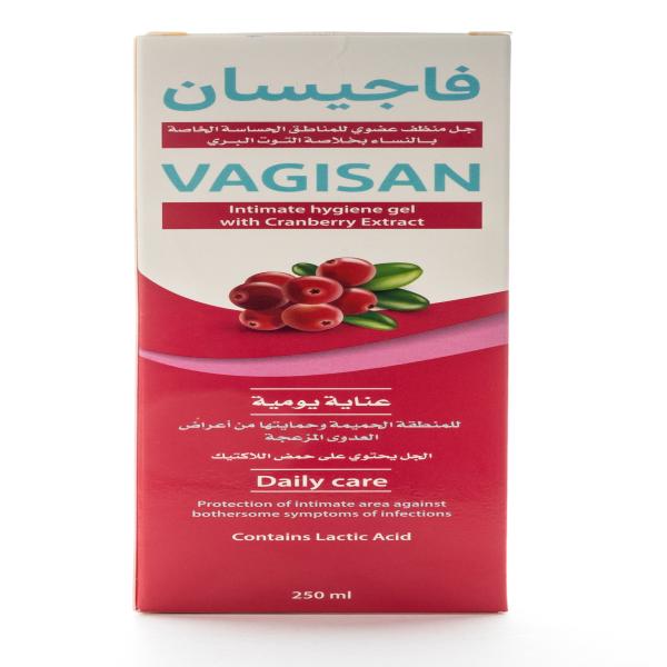 VAGISAN INTIMATE HYGIENE GEL WITH CRANBERRY EXTRACT 250 ML