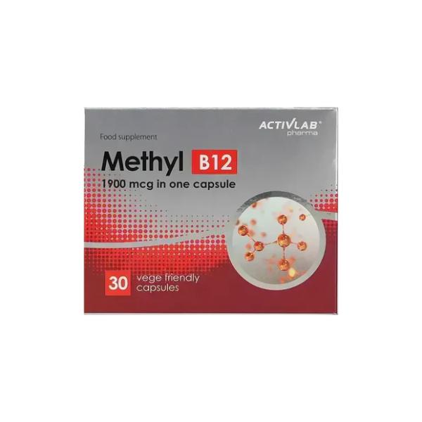 ACTIVLAB METHYL B12 30 VEGE CAPSULES