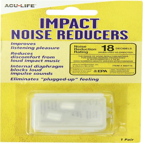 ACU-LIFE EAR PLUGS IMPACT NOISE REDUCER 400710