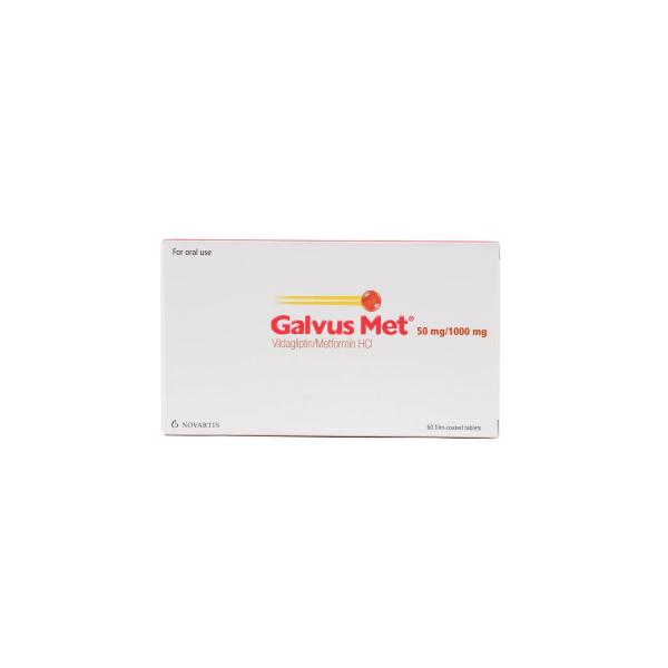 GALVUSMET 50/1000 MG 60 TAB