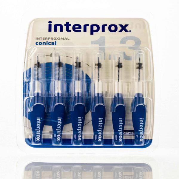INTERPROX 4G CONICAL 1.3 ML 6 UNIT BLUE