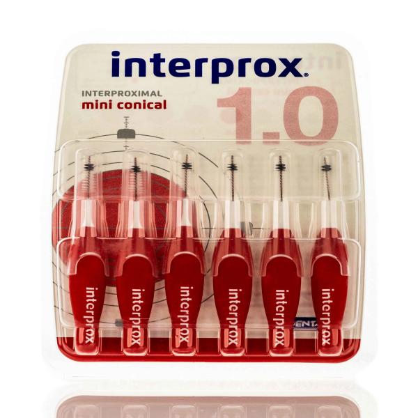 INTERPROX 4G MINICONICAL 1.0 ML 6 UNIT RED