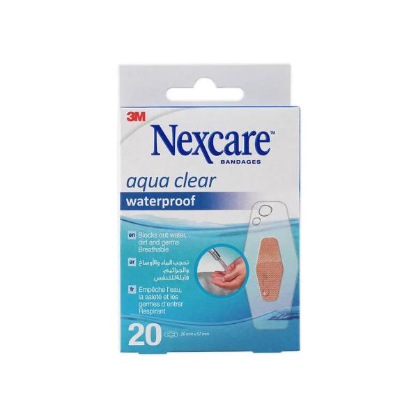 NEXCARE AQUA CLEAR WP 26 MM * 57 MM 20 PCS