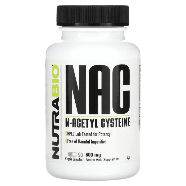 NUTRABIO NAC N-ACETYL CYSTEINE 600 MG 90 CAPSULES
