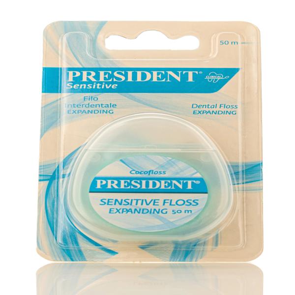 PRESIDENT SENSITIVE DENTAL FLOSS 50MT