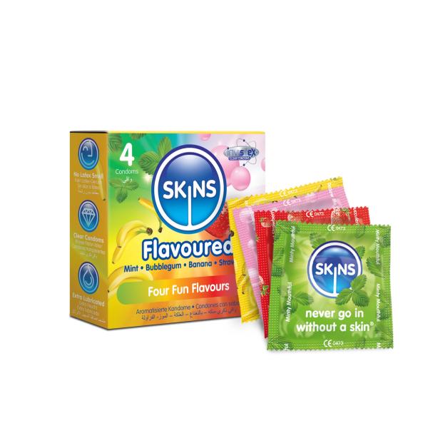 SKINS FLAVOURED 4 CONDOMS