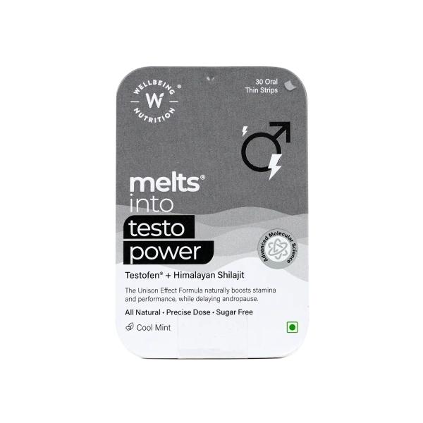 WELLBEING MELTS INTO TESTO POWER 30 STRIPS