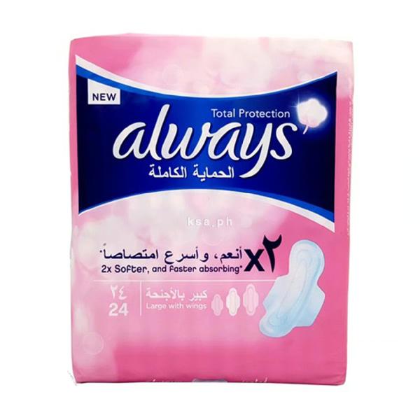 ALWAYS COTTON SOFT THICK 24'