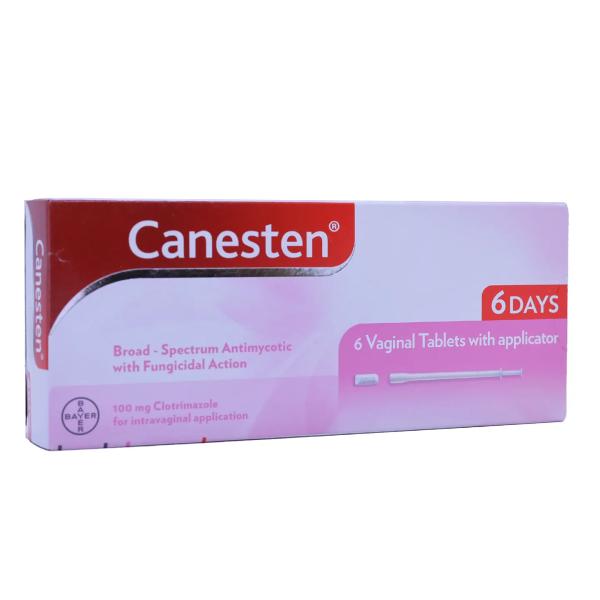 CANESTEN 100 MG 6 VAGINAL TABLETS