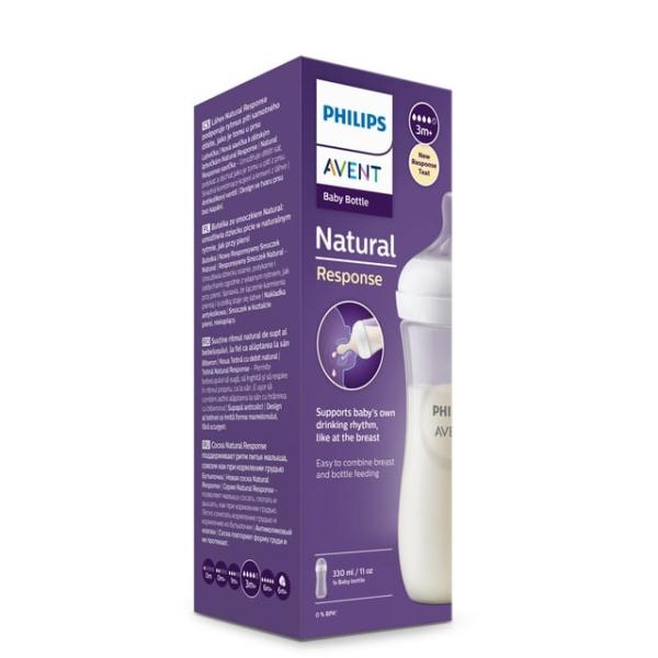 PHILIPS AVENT NATURAL FEEDING BOTTLE 3M+ 330 ML