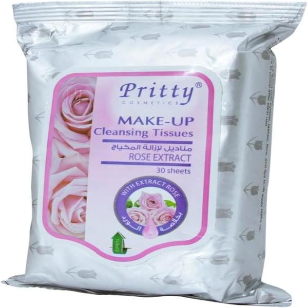 PRITTY ROSE 1X3 MAKE UP TISSUE