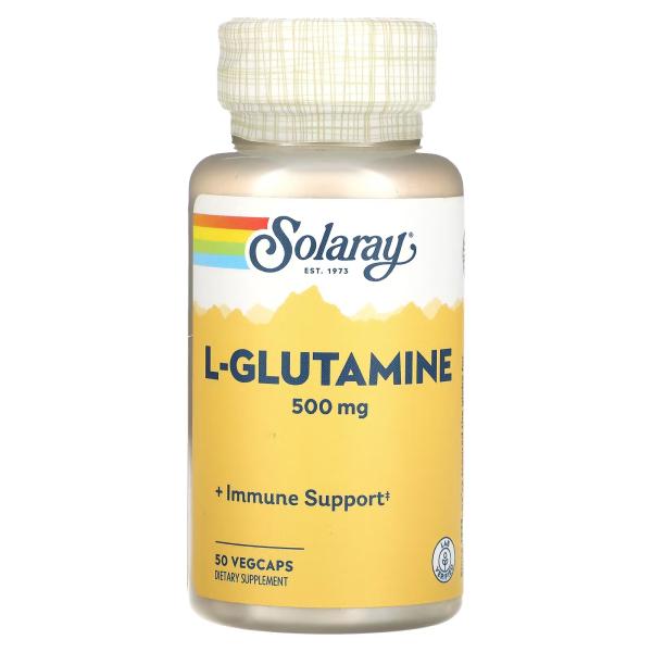 SOLARAY L-GLUTAMINE 500 MG 50 CAPSULES