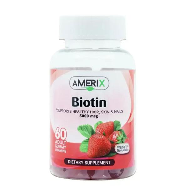 AMERIX GUMMY BIOTIN 5000 MCG 60'S