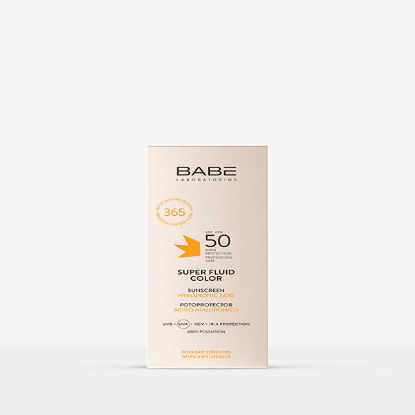 BABE LAB FACIAL SUNSCREEN SUPER FLUID COLOR SPF50 50 ML