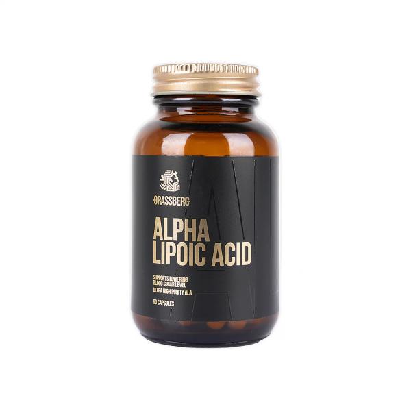GRASSBERG ALA ALPHA LIPOIC ACID 60 MG 60 CAPSULES