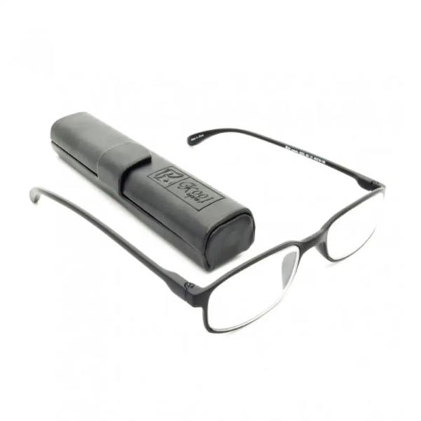 KOOL BLACK EYEGLASS +2.00