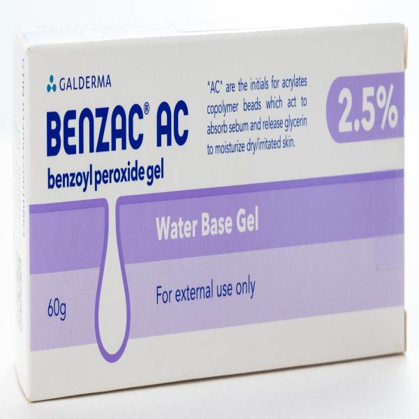 BENZAC AC 2.5% GEL 60 GM