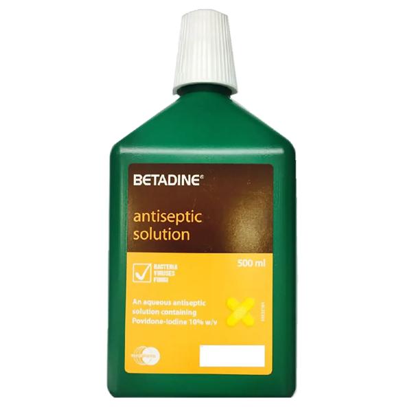 BETADINE ANTISEPTIC SOLUTION 500ML