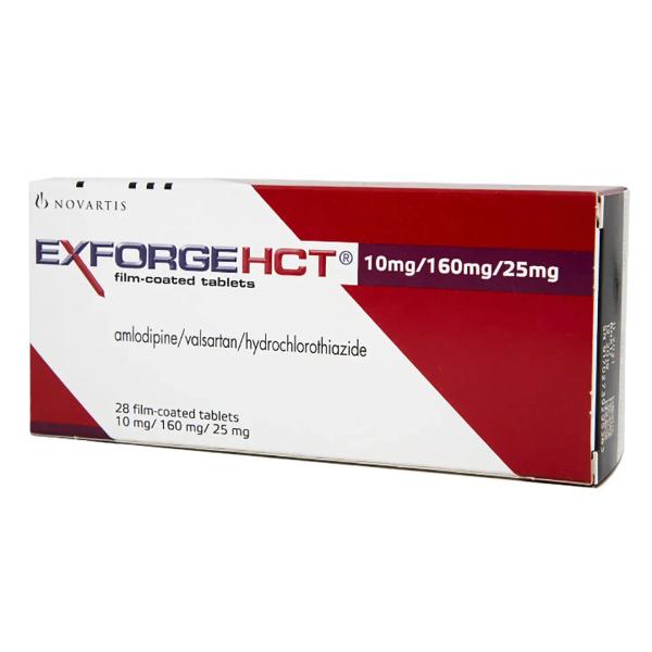 EXFORGE HCT 10/160/25 MG 28 TABS