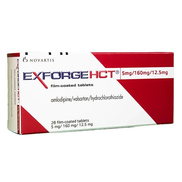 EXFORGE HCT 5/160/12.5 MG 28 TABS