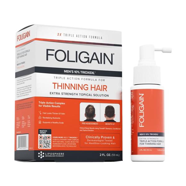 FOLIGAIN SOLUTION TRIPLE ACTION FORMULA FOR MEN 59 ML