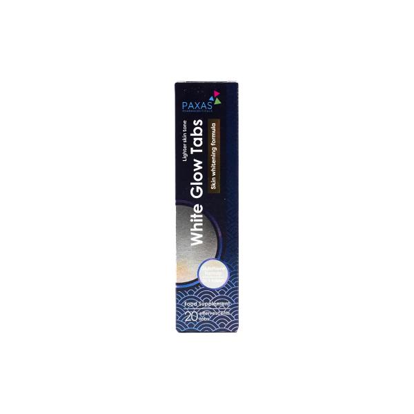 PAXAS WHITE GLOW 20 EFFERVESCENTS TABLETS
