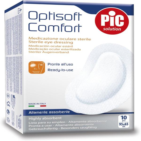PIC EYE PADS WITH ADHESIVE EDGE 10PCS