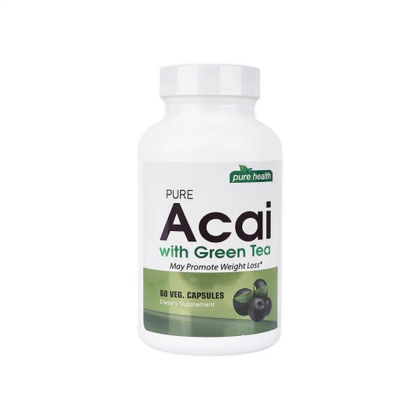 PURE HEALTH ACAI WITH GREEN TEA 60 CAPSULES