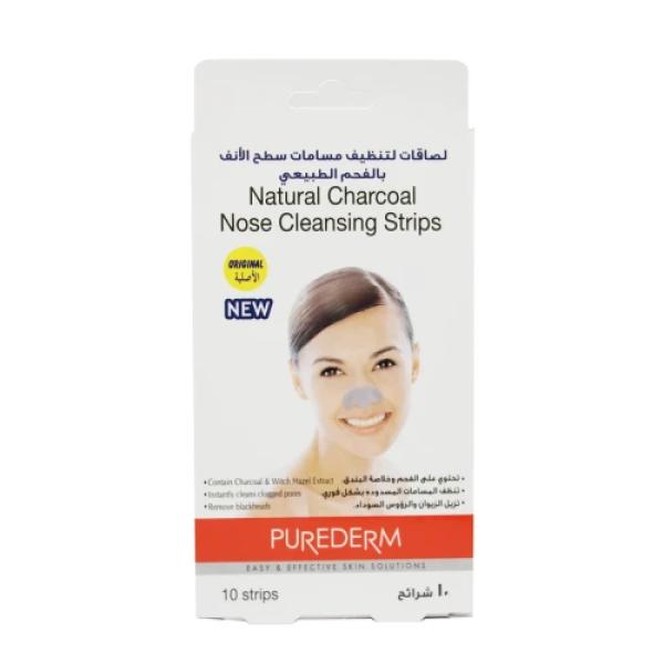 PUREDERM NAT CHARC NOSE CL STRIPS 10PCS/PK