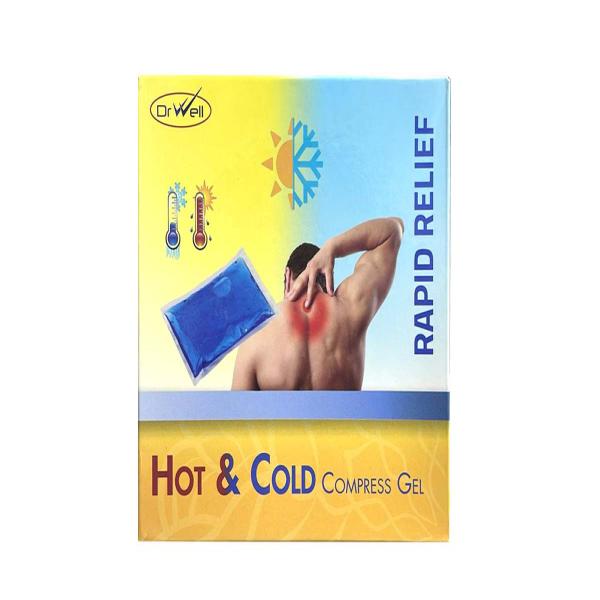 DR WELL HOT AND COLD COMPRESS GEL 13*13 CM 2 PADS ( GEL001 )