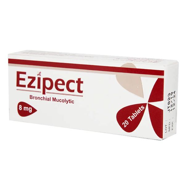 EZIPECT 8 MG 20 TAB