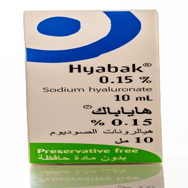 HYABAK 0.15% ISOTONIC EYE DROPS 10 ML