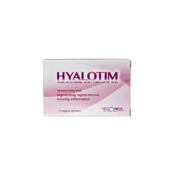 HYALOTIM 10/5 MG 5 VAGINAL GLOBULES