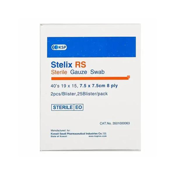 KSP STELIX RS GAUZE SWAP 7.5*7.5 40PCS