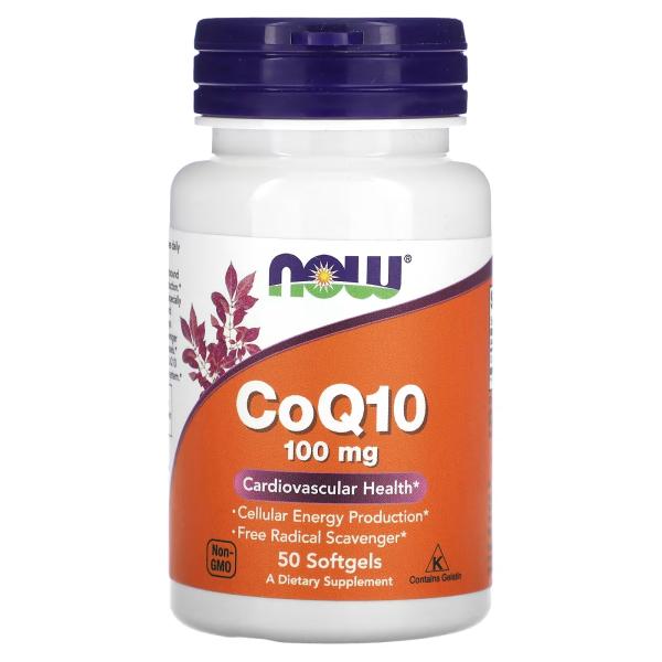 NOW CO Q10 100 MG 50 SOFTGELS