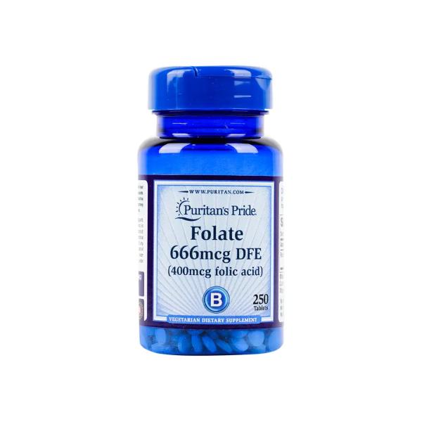 PURITANS PRIDE FOLIC ACID 400MCG 250'S