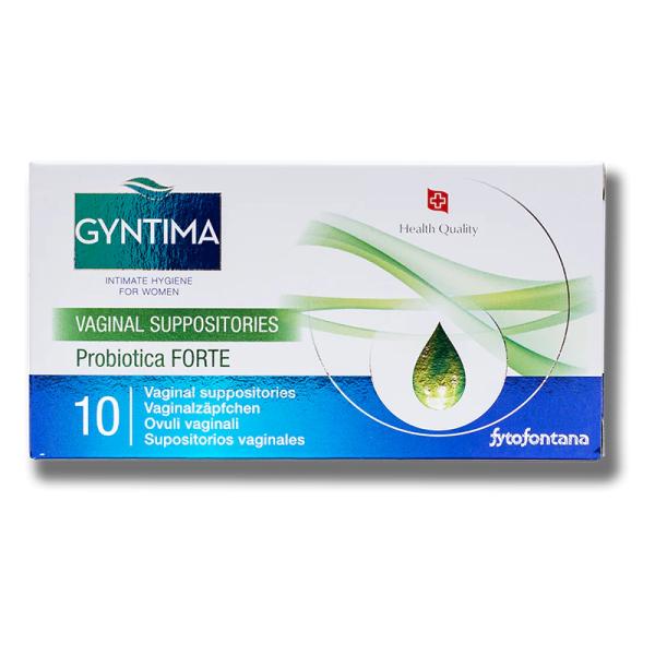 GYNTIMA PROBIOTIC FORTE VAGINAL SUPPOSITORIES 10 SUPPOSITORIES